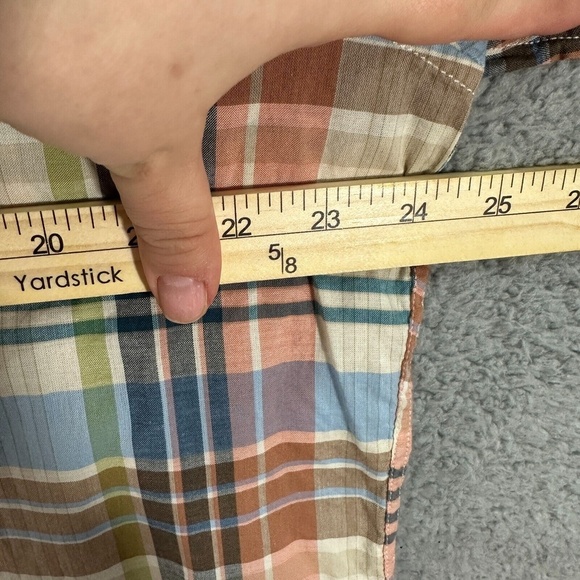 Eddie Bauer Shirt Men XL Plaid‎ Cotton Classic Fit Gorpcore Normcore Casual - Picture 4 of 6